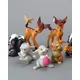 7 Stück Cartoon Bambi Hirsch Spielzeug PVC Action figuren Kaninchen Figur Eichhörnchen Modell Anime