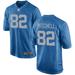 James Mitchell Men's Nike Blue Detroit Lions Throwback Custom Game Jersey