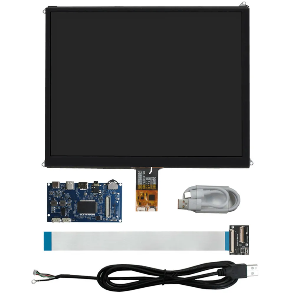 Für iPad 3/4 9,7 Zoll LP097QX1-SPA1 LTL097QL01 DIY IPS 2K LCD Display Screen Monitor Control Driver Board Digitizer Touchscreen Image