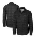 Men's Cutter & Buck Black Arizona Diamondbacks Rainier PrimaLoft Big Tall Eco Insulated Quilted Shacket