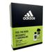 Adidas FEEL THE RUSH Pure Game Eau de Toilette 3.4 fl oz and Body Hair Face 3-in-1 8.4 fl oz