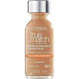 L Oreal Paris Makeup True Match Super-Blendable Liquid Foundation Classic Tan N7 1 Fl Oz 1 Count