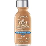 L Oreal Paris Makeup True Match Super-Blendable Liquid Foundation Soft Sable C6 1 Fl Oz 1 Count