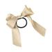 Fashionable Girls Women Elastic Hair Ties Rope Band Beautiful Bow Hair Accessories(Coffee)