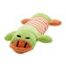 Farfi Pet Dog Cats Cute Duck Plush Doll Interactive Molar Chew Bite-resistant Toy (Green)