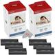 Two Canon KP-108IN Selphy Color Ink 4x6 Paper Set 3115B001 for SELPHY CP910 CP900