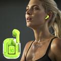 QTOCIO Bluetooth Headphones Bluetooth Earphones In Ear Sports Wireless Bluetooth Earphones Active Noise Reduction Range
