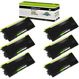 GREENCYCLE 6 Pack Compatible for Brother TN350 TN-350 Black Toner Cartridge Replacement with HL-2040 HL-2070N FAX-2820 FAX-2920 Printer