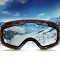 Wliqien 1Pc HX06 Ski Goggles Lenses Double-layer Comfortable to Wear Snow Blindness Proof UV Protection Snowboard Goggles Lenses Replacement for Snow Ski