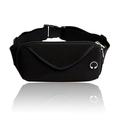 Laidan Professional Running Waist Bag Sports Belt Pouch Mobile Phone Case Men Women Hidden Pouch Gym Sports Bag-Black