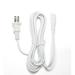 [UL Listed] OMNIHIL White 8 Foot Long AC Power Cord Compatible with Sony Playstation 3 CECH-4201B