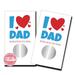 Father s Day Party Decorations Gifts And Games - I Love You Dad - 50 Father s Day Scratch Off Cards