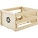 Crosley AC1050A-NA Tool-Less embly Record Storage Crate Natural