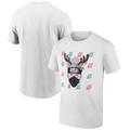 Men's Ripple Junction White Naruto Shippuden Reindeer Kakashi Holiday Graphic T-Shirt