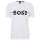 Hugo Boss Mens Noodle Logo T Shirt White XL