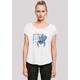 T-Shirt F4NT4STIC "Disney Lilo & Stitch On The Head" Gr. S, weiß Damen Shirts Jersey