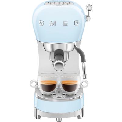 SMEG Espressomaschine "ECF02PBEU", blau (pastellblau), B:14,9cm H:33cm T:32,9cm, Kaffeemaschinen