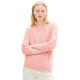 Sweatshirt TOM TAILOR DENIM Gr. S, pink (crystal pink) Damen Sweatshirts