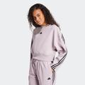 Sweatshirt ADIDAS SPORTSWEAR "W FI 3S SWT" Gr. M, lila (preloved fig) Damen Sweatshirts