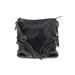 Cole Haan Leather Crossbody Bag: Pebbled Black Print Bags