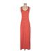 Old Navy Cocktail Dress - A-Line Scoop Neck Sleeveless: Red Color Block Dresses - Women's Size X-Small