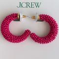 J. Crew Jewelry | J. Crew Chunky Beaded Earrings | Color: Pink | Size: Os