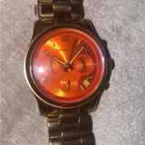 Michael Kors Accessories | Michael Kors Watch | Color: Gold/Orange/Pink | Size: Os