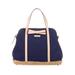 Kate Spade Bags | Kate Spade Navy Canvas Bag With Tan Leather Trim | Color: Blue/Tan | Size: Os