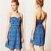 Anthropologie Dresses | Hutch Bennington Dress Gingham Plaid Strapless 12 P Petite Anthropologie | Color: Blue/White | Size: 12p
