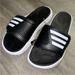 Adidas Shoes | Adidas Men’s Alphabounce 2.0 Basketball Slides | Color: Black/White | Size: 7