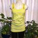 Michael Kors Tops | Micheal Kors Tank | Color: White/Yellow | Size: M