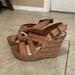 Jessica Simpson Shoes | Jessica Simpson Brown Wedge Sandals | Color: Brown | Size: 7