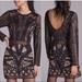 Anthropologie Dresses | Anthropologie Let Me Be Embellished Beaded Mini Dress. Worn 1 Time Only Gorgeous | Color: Black/Cream | Size: S