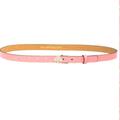 Kate Spade Accessories | Kate Spade 19mm Pave Spade Belt | Color: Pink/Silver | Size: Medium