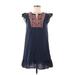 Shein Casual Dress - Shift: Blue Dresses - Women's Size Medium