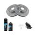 2006-2011 Mercedes ML350 Front Brake Pad and Rotor Kit - TRQ BKA19504