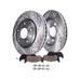 2014-2018 Mazda 3 Sport Front Brake Pad and Rotor Kit - Detroit Axle