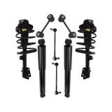 1996, 2000 Plymouth Voyager Front and Rear Shock Strut Coil Spring Sway Bar Link Kit - Detroit Axle