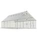 Canopia Balance 10' W Hobby Greenhouse Aluminum/Polycarbonate Panels in Gray | 101.2 H x 120 W x 240 D in | Wayfair 707015