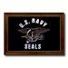 Breakwater Bay US Navy Seals Military Flag Canvas Print, 21x30 Canvas in Brown/White | 15 H x 21 W in | Wayfair B8A33D72AADE480CB056DFACD7A19F21