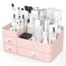 Rebrilliant Mansimrat Makeup Organizer Storage w/ Drawers Plastic in Pink | Wayfair 46AC4C71B0A04A42B0DE4C7387E6041E