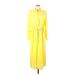 sita murt Casual Dress - Midi: Yellow Print Dresses - Women's Size 40