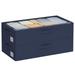 Rebrilliant Fabric Storage Bin Set Fabric in Blue | 6.3 H x 23.5 W x 15.7 D in | Wayfair 31B5498CAE8A41E791014EAF06BBE1B5