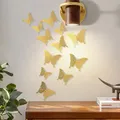 Autocollant mural papillon tridimensionnel autocollant 3D parfait autocollant auto-adhésif art