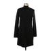 Vero Moda Casual Dress - Sweater Dress: Black Solid Dresses - Women's Size Medium