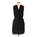 H&M Casual Dress V Neck Sleeveless: Black Dresses - Women's Size 10