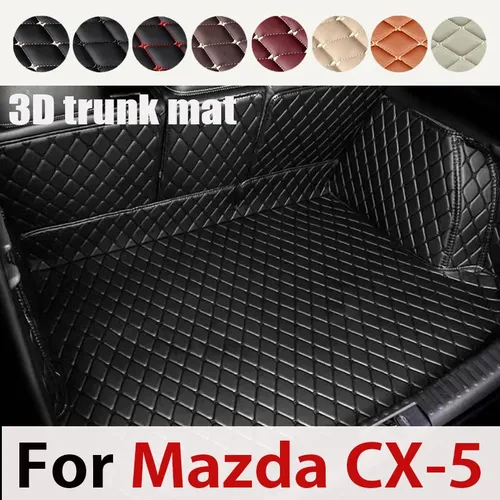 Kofferraum matten für Mazda CX-5 cx5 kf 2017 ~ 2023 Tablett Teppich Innen Kofferraum Fenster polster