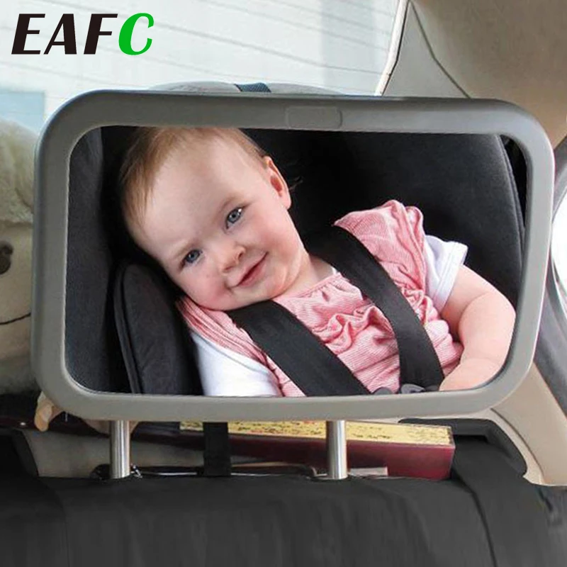 EAFC Innenspiegel für Babys, verstellbar, breit, für den Auto-Rücksitz, Baby-/Kindersitz, Auto-Sicherheitsspiegel, Monitor-Zubehör Image