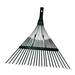 Miulika Garden Leaf Rake Garden Rake Easy to Carry Premium Durable Lawn Rake Head Metal Rake for Gardening Grass Clippings Yard Lawns