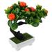 Faux Potted Plant Artificial Potted Plant Decoration Artificial Potted Bonsai Artificial Plant in Pot